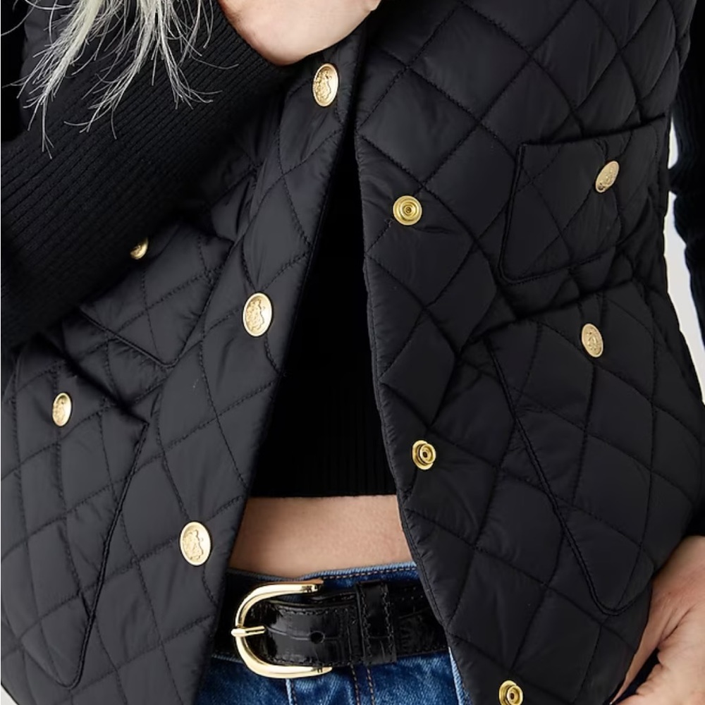 J. Crew Quilted Lightweight Lady Vest - Picture 4 of 6
